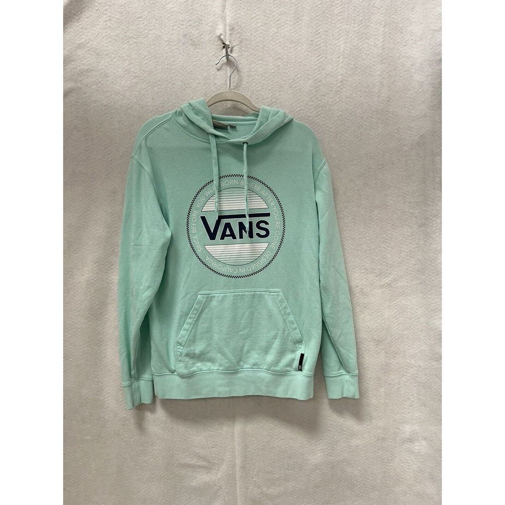 Vans Sweatshirt Women's Small Hoodie Lime green logo skate surf